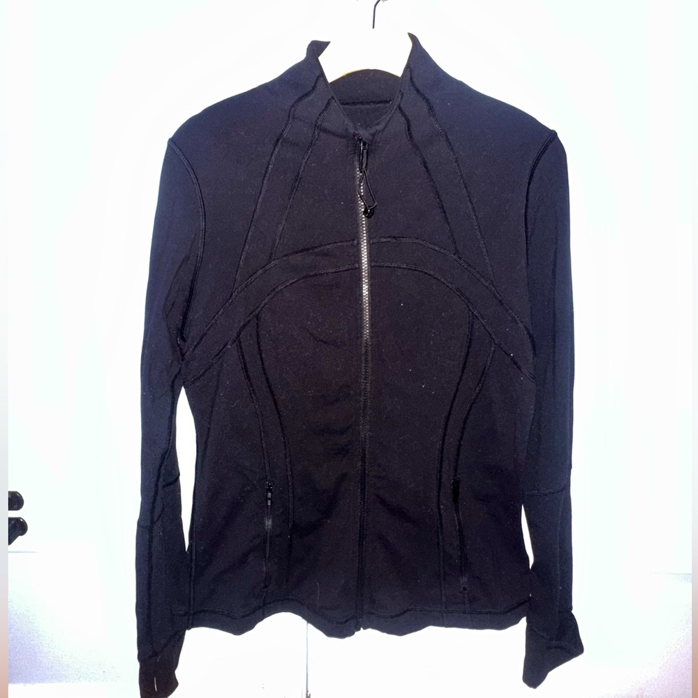 Size 12 Black lululemon define jacket